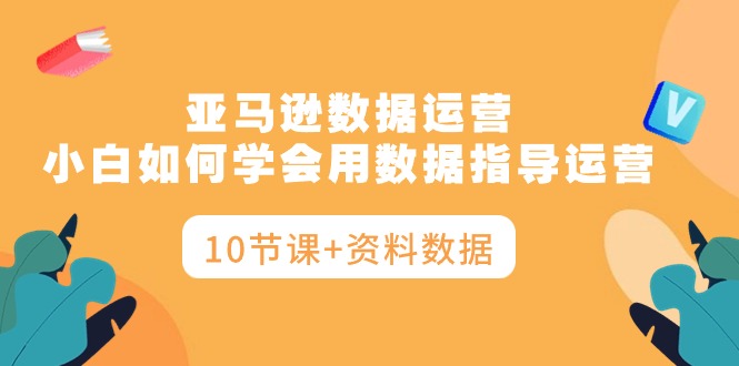 亚马逊数据运营，小白如何学会用数据指导运营（10节课+资料数据）-侠客资源