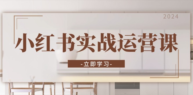 小红书实战运营课：从开通店铺到直播话术，打造爆款笔记与高效直播-侠客资源
