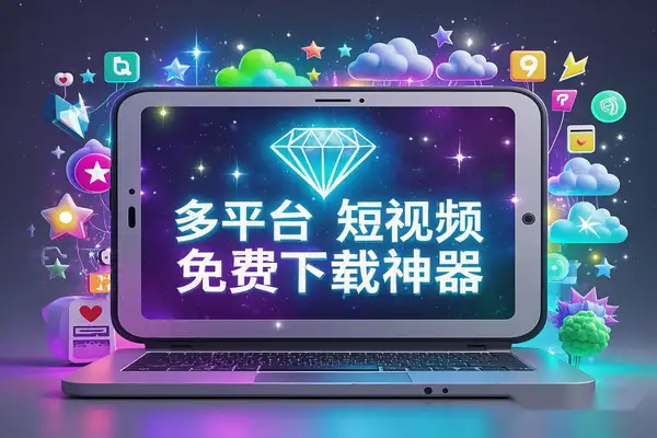 1000+平台短视频免费下载神器：无需登录，高清无水印【在线工具】-侠客资源