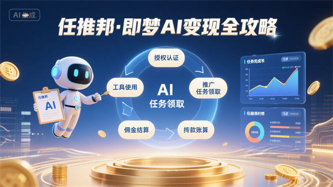 任推邦·即梦AI变现全攻略：从授权到佣金提现的完整闭环操作指南-侠客资源