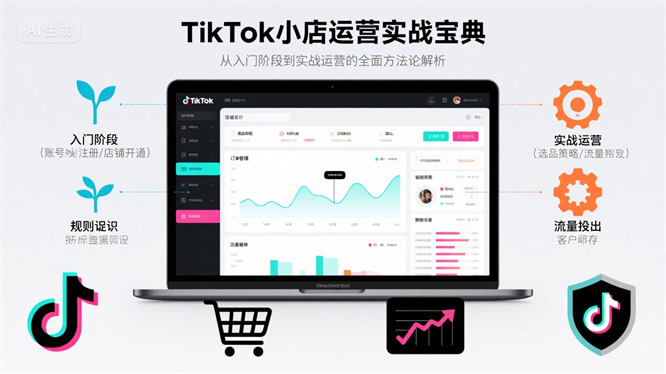 TikTok小店运营实战宝典：从入门阶段到实战运营的全面方法论解析-侠客资源
