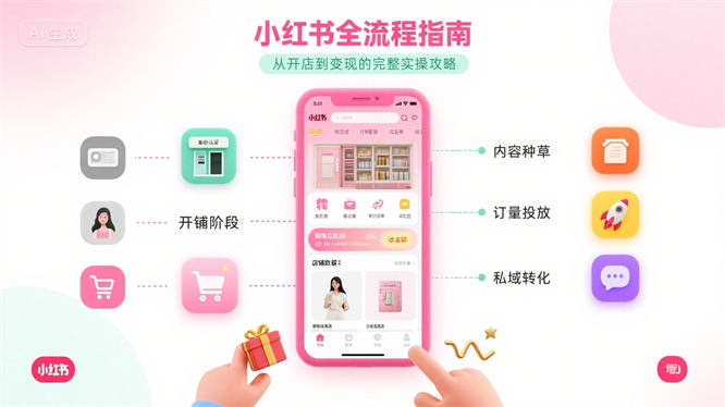 小红薯全流程指南:从开店到变现的完整实操攻略-侠客资源