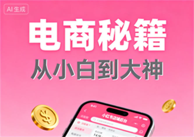 小红薯电商效率秘籍,从账号搭建到变现全攻略!-侠客资源