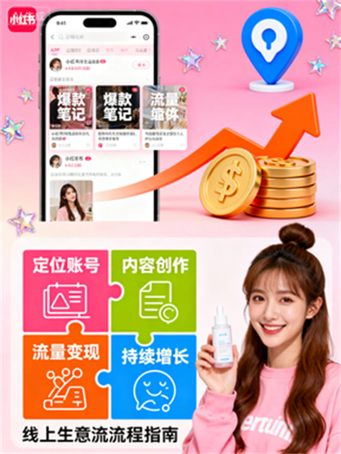 小红薯线上生意全攻略：从定位到变现的完整指南-侠客资源