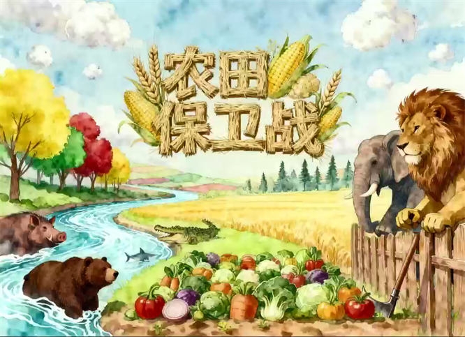 农田保卫战弹幕互动整蛊游戏玩法，无需出镜，热度不错，人气礼物嘎嘎猛-32互游