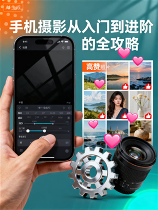 手机摄影全指南：从基础到实操，打造高赞大片-侠客资源