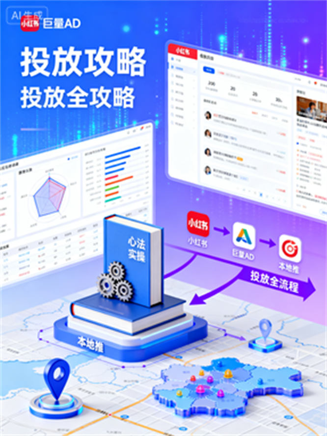 投放指南：从心法到实操，红薯、巨量AD与本地推全解析-侠客资源