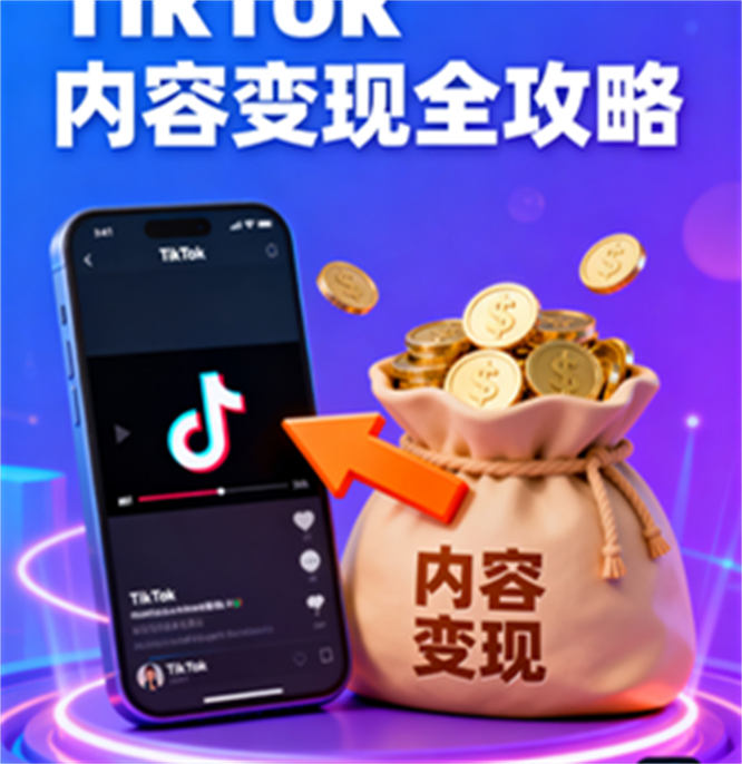 TikTok运营指南：内容变现+动态壁纸推广+剪映拉新+AI爆款内容全攻略-侠客资源