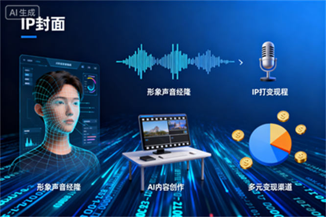 AI数字人IP大揭秘：形象声音克隆、内容创作与多元变现秘籍-侠客资源