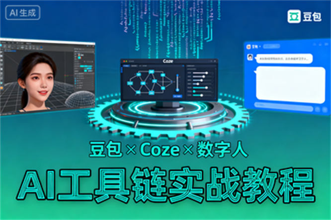 零基础AI速成指南：豆包、Coze及数字人制作全攻略-侠客资源
