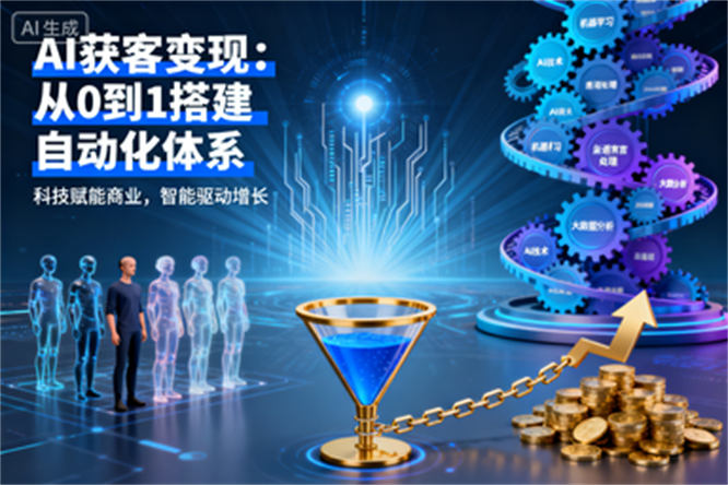 聚焦AI获客提效：系统掌握AI，搭建可获客变现的数字员工体系-侠客资源