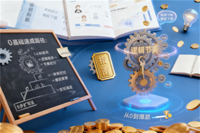 AI短故事创作秘籍：0基础学会全流程，轻松实现故事变现！-侠客资源