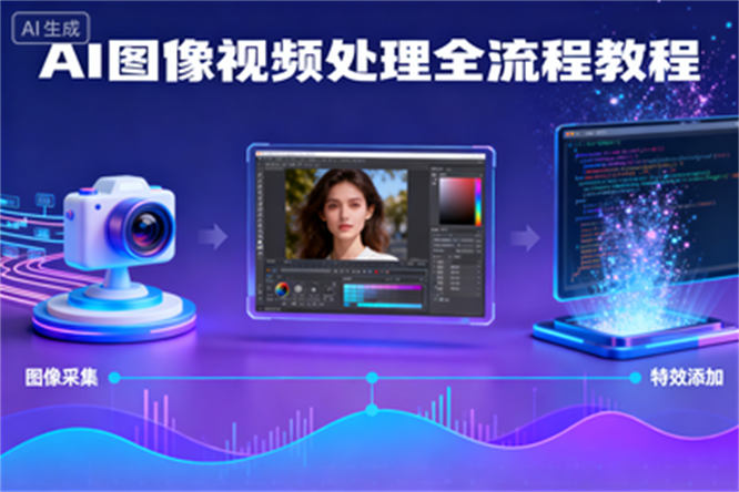 AI图像视频处理全流程：从基础到进阶的全方位教程-侠客资源