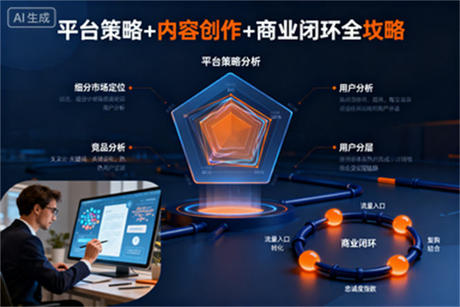 平台策略+内容创作+商业闭环全攻略：玩转平台变现-侠客资源