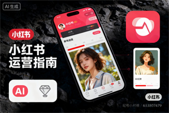 小红书运营指南：养号+内容发布+AI做图，助力新手精准引流月入过万-侠客资源