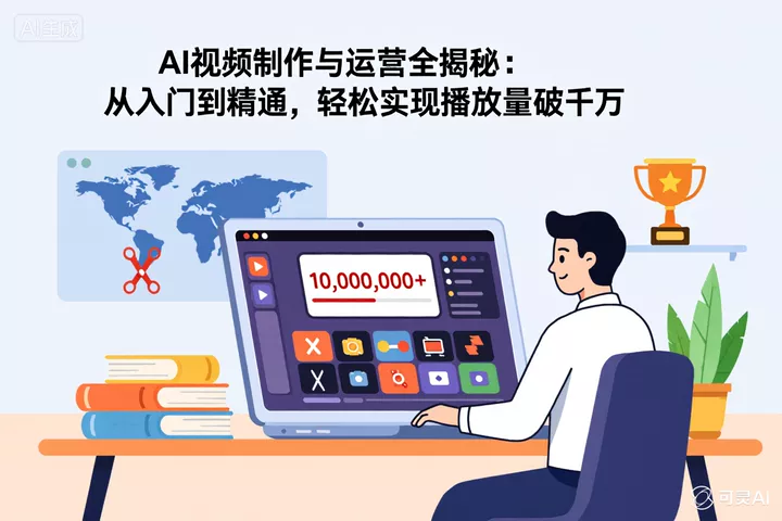 AI视频制作与运营全揭秘：从入门到精通，轻松实现播放量破千万-侠客资源