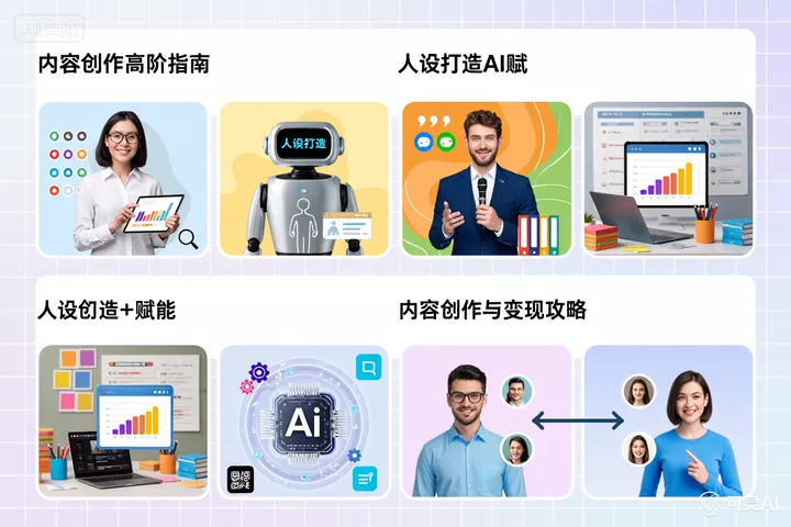 内容创作高阶指南：人设打造+AI赋能，内容创作与变现攻略-侠客资源