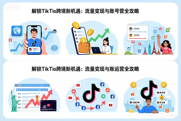 解锁TikTok跨境新机遇:流量变现与账号运营全攻略-侠客资源