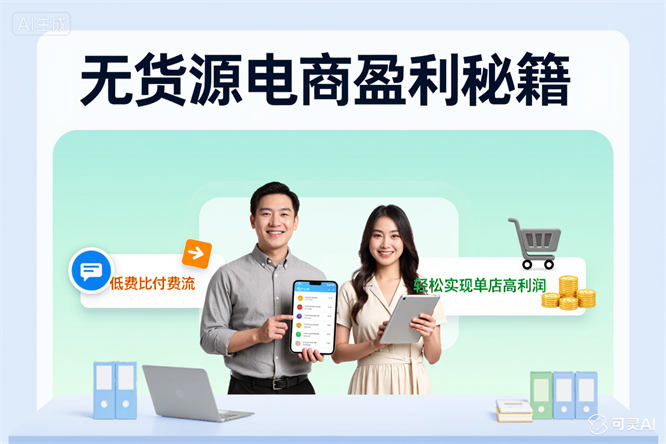 无货源电商盈利秘籍：低费比付费流，轻松实现单店高利润-侠客资源