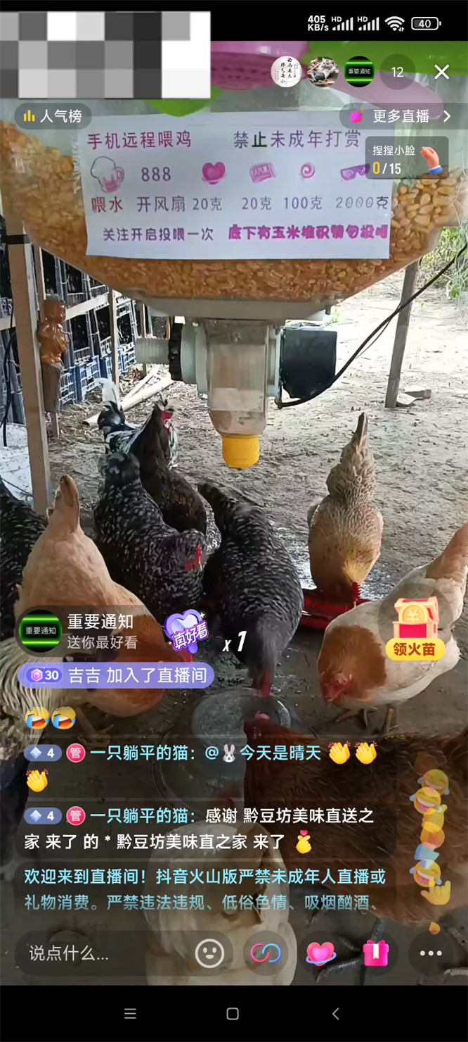 远程自动喂鸡解压物理整蛊弹幕直播间搭建，识别礼物自动控制道具，人气礼物火爆-32互游