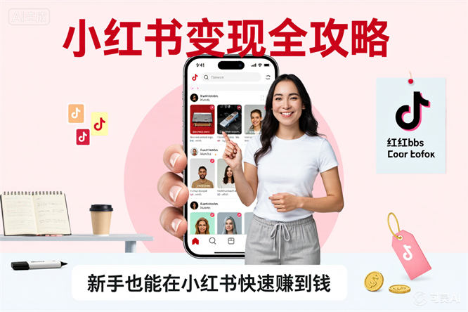 小红书变现全攻略：新手也能在小红书快速赚到钱-侠客资源