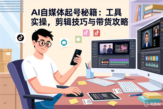AI自媒体起号秘籍：工具实操、剪辑技巧与带货攻略-侠客资源