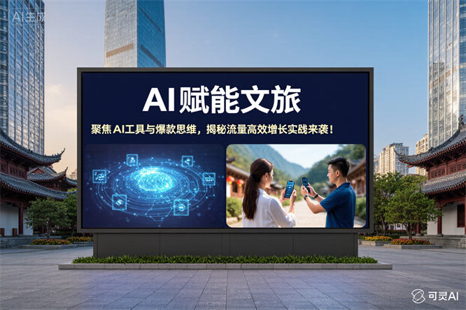 AI 赋能文旅：聚焦 AI 工具与爆款思维，揭秘流量高效增长实战来袭！-侠客资源