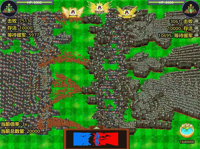 僵尸对抗僵尸按键版弹幕互动直播整蛊游戏搭建，无需出镜，热度不错，人气礼物嘎嘎猛-32互游