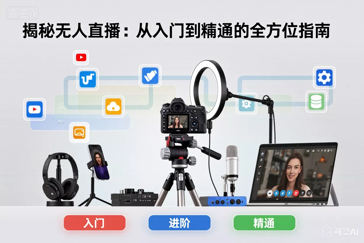 揭秘无人直播：从入门到精通的全方位指南-侠客资源