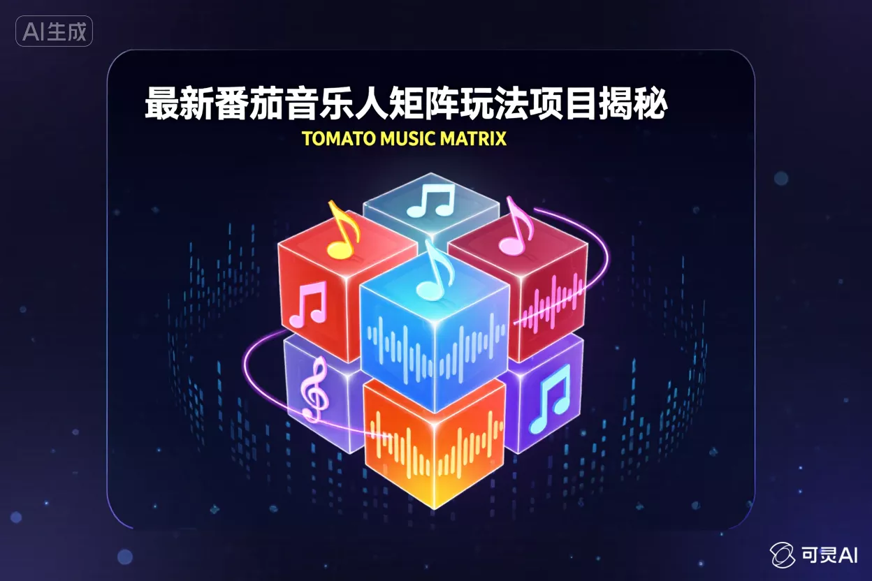 最新番茄音乐人矩阵玩法项目揭秘-侠客资源