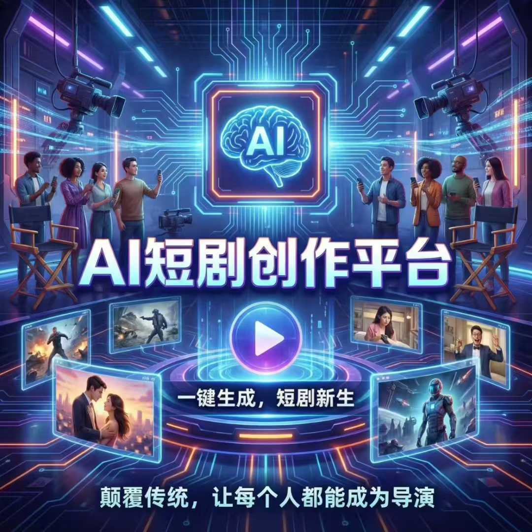 AI短剧创作系统新风口创业项目揭秘，万亿级短剧市场等你来！人人都是短剧导演-侠客资源
