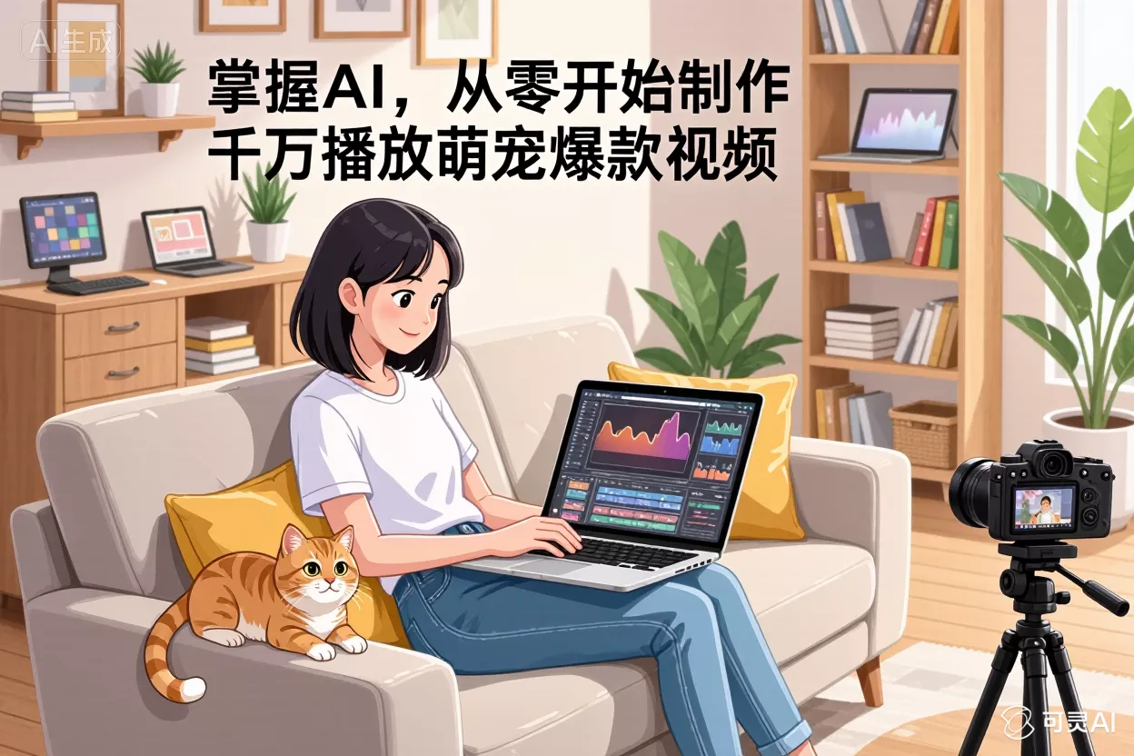 掌握AI，从零开始制作千万播放萌宠爆款视频-侠客资源