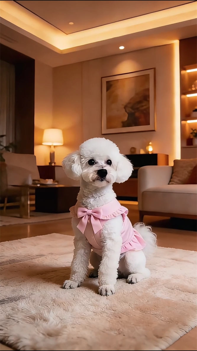 ai粉色小狗宠物无人直播，根据礼物做动作，无需出镜，热度不错，人气礼物嘎嘎猛-32互游