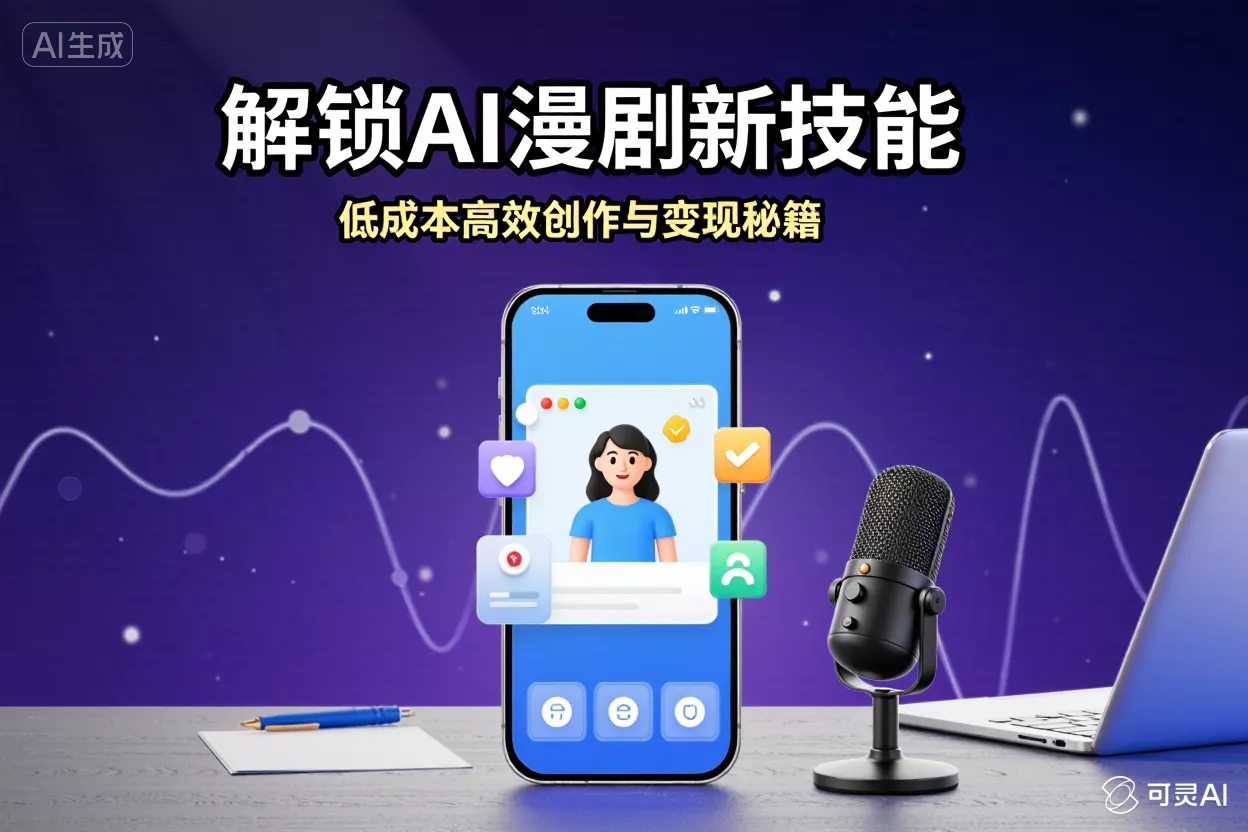 解锁AI漫剧新技能：低成本高效创作与变现秘籍-侠客资源