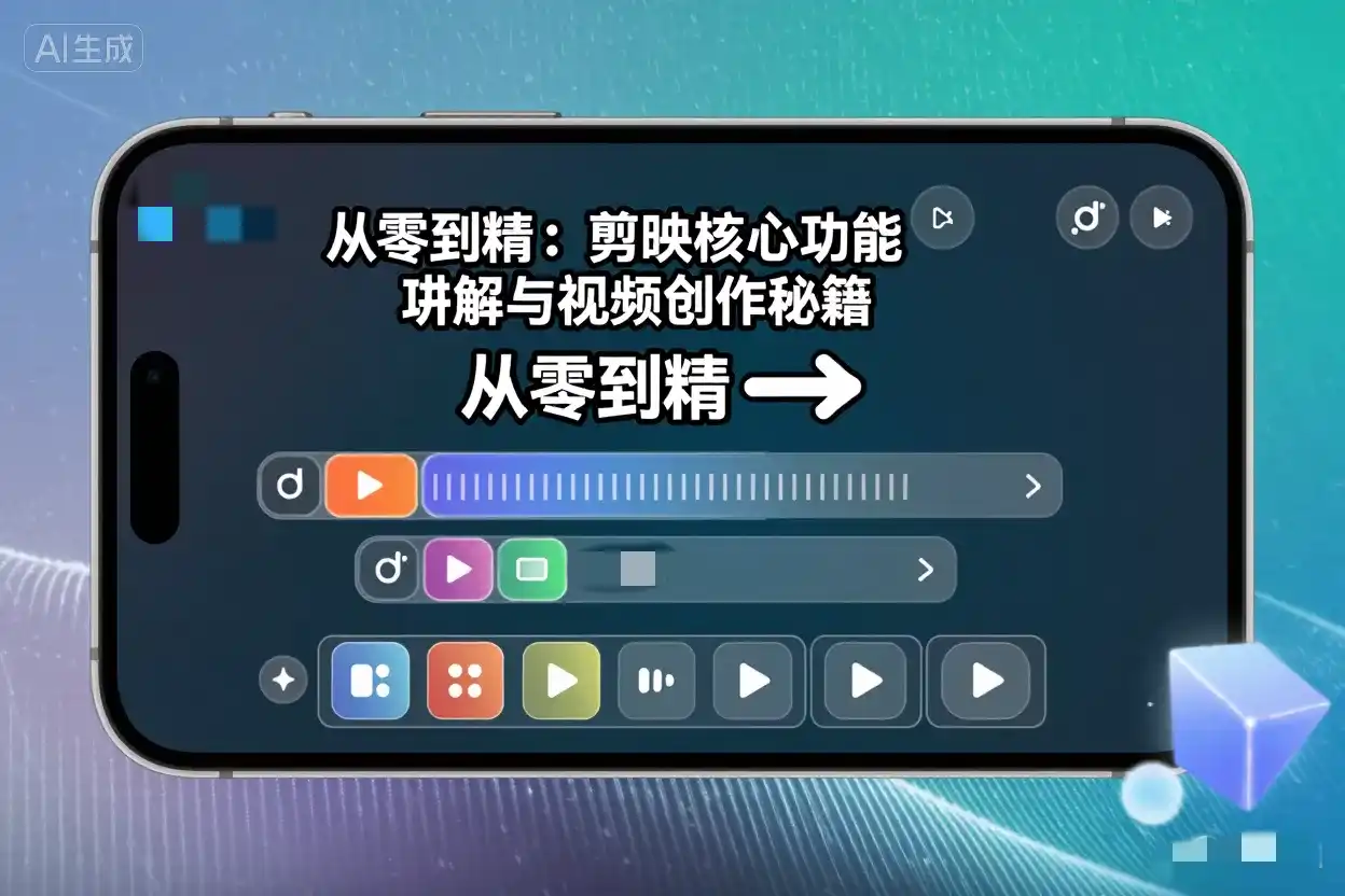 从零到精：剪映核心功能讲解与视频创作秘籍-侠客资源