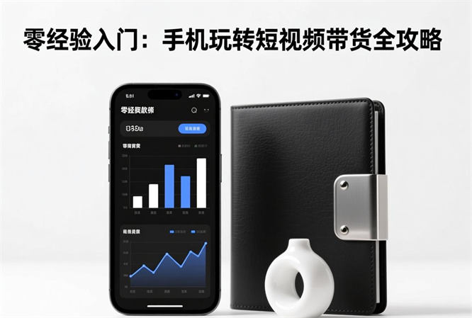 零经验入门：手机玩转短视频带货全攻略-侠客资源