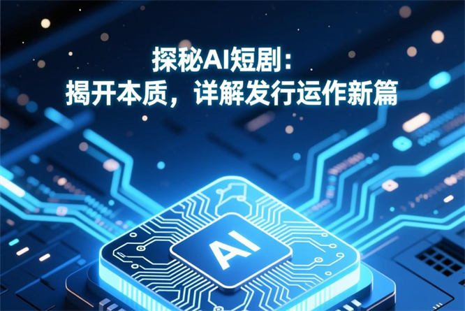 探秘AI短剧：揭开本质，详解发行运作新篇-侠客资源