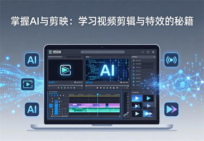 掌握AI与剪映:学习视频剪辑与特效的秘籍-侠客资源