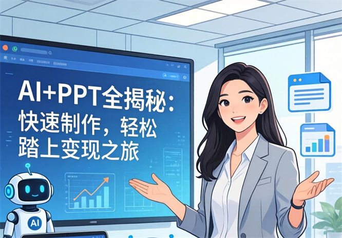 AI+PPT全揭秘：快速制作，轻松踏上变现之旅-侠客资源