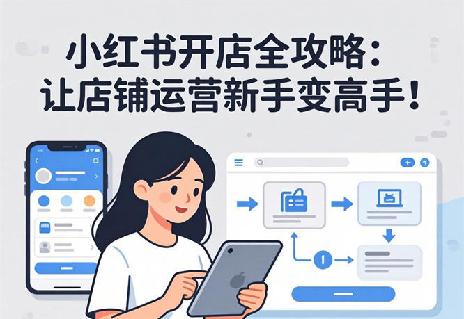 小红书开店全攻略：让店铺运营新手变高手！-侠客资源