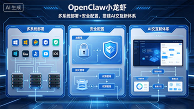 OpenClaw 小龙虾：多系统部署+安全配置，搭建AI交互新体系-侠客资源