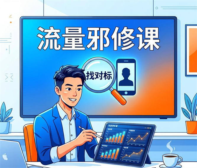 抖音流量邪修课：找对标、拆爆款、揉碎了变成自己的-侠客资源