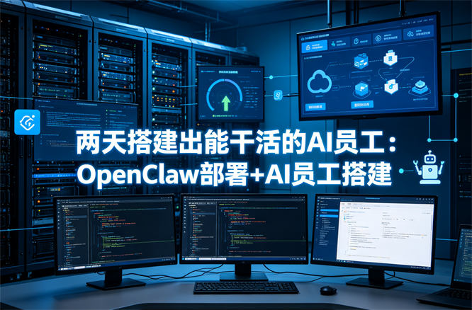 两天搭建出能干活的AI员工：OpenClaw部署+AI员工搭建-侠客资源